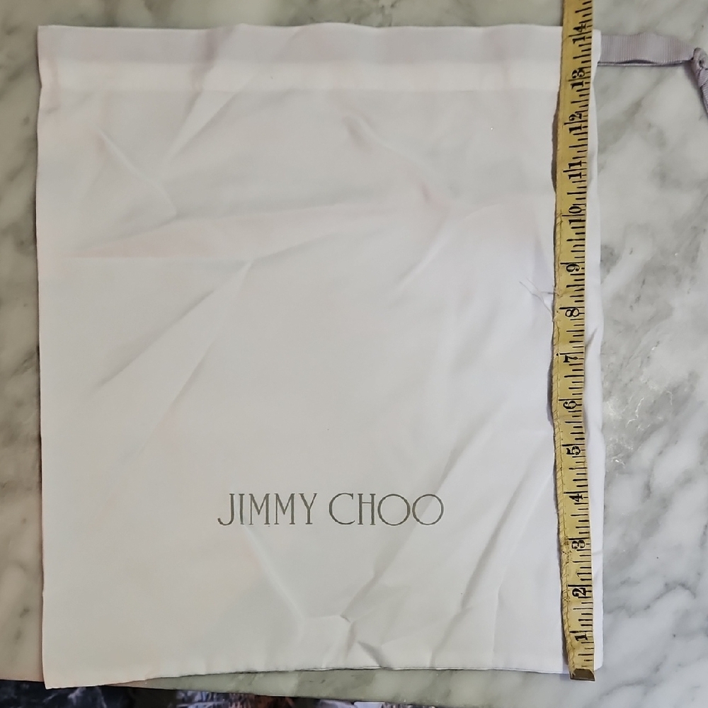 Jimmy Choo Cream Shoe Bag